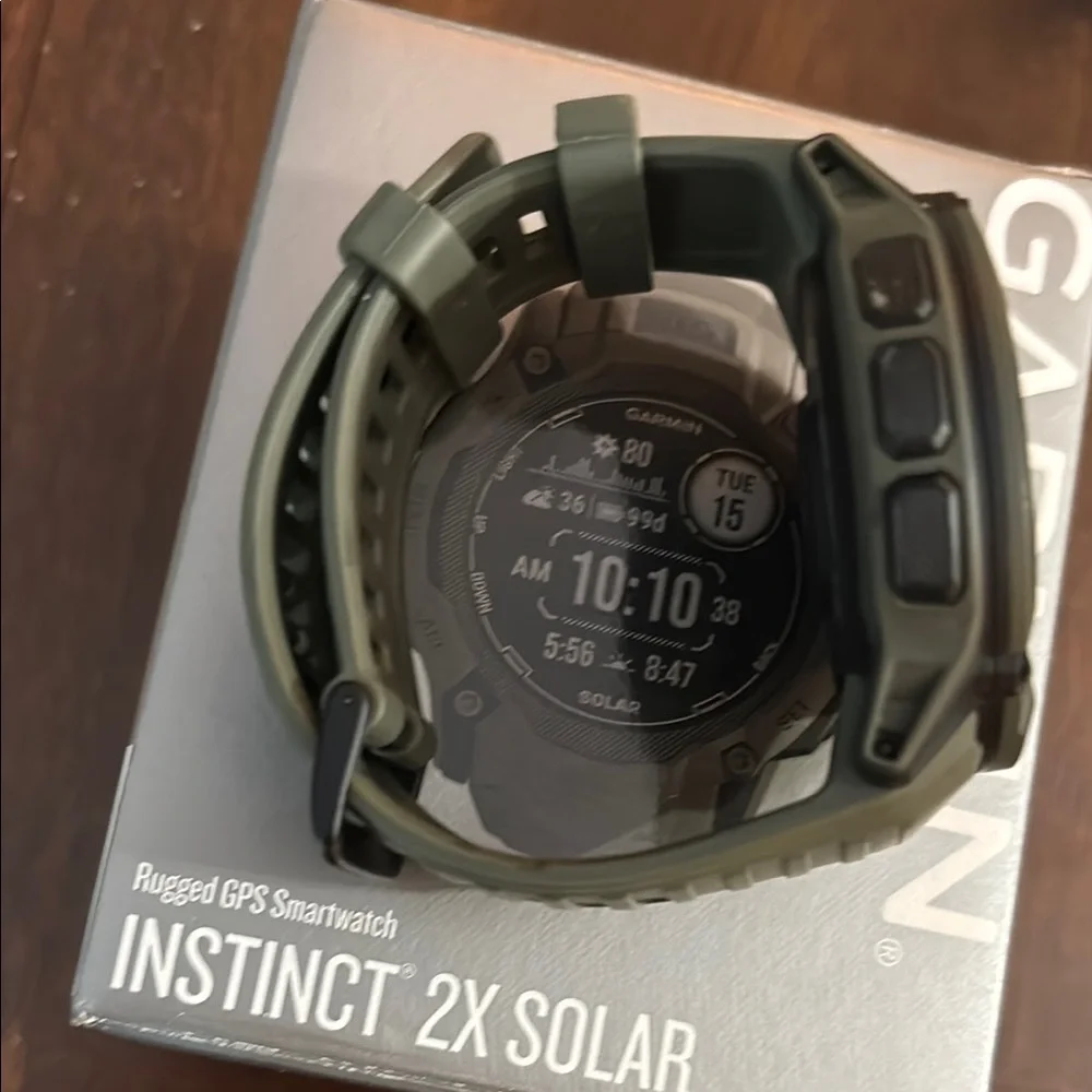 Garmin Instinct 2X Solar Smartwatch - Green - Picture 5 of 5